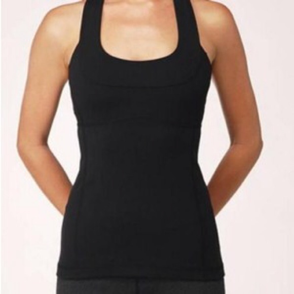FINAL PRICE Lululemon Black Scoop Neck Tank