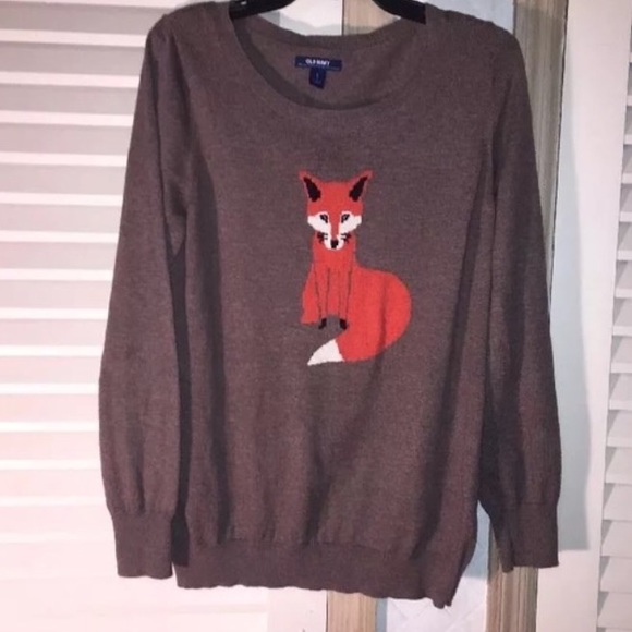 Old Navy Sweaters - Old navy fox sweater as seen on blogger favorite Old Navy Sweaters - Old navy fox sweater as seen on blogger favorite