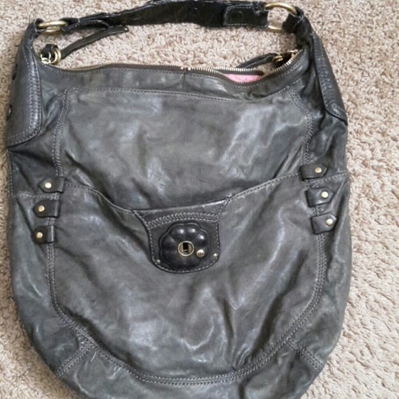 Authentic leather  juicy couture hand bag