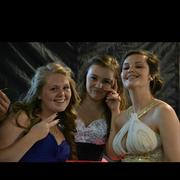 Prom Dress 💯❤ Sparkly Chiffon Dress - Picture 3 of 3