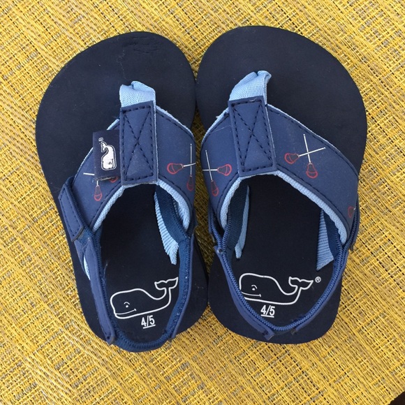Vineyard Vines baby flip flops - never worn