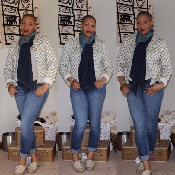 Adorable Printed Blazer by Etcetera - Picture 1 of 4