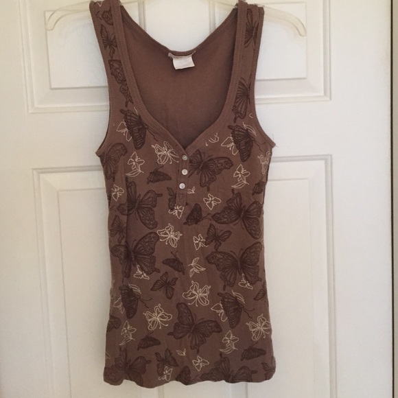 Most Tops - Brown tank top
