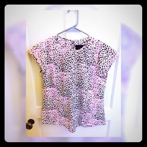 Kardashian Kollection!! Pink/purple leopard Top!