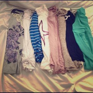 8 junior tops size L