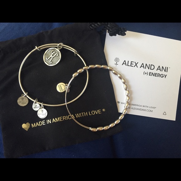 Alex & Ani bangle bracelets (2)