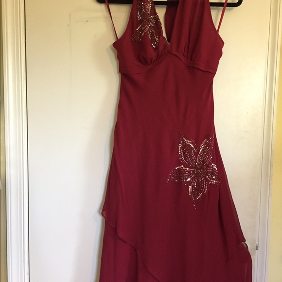 Brand new BCBG Marsala color party dress. Size 8.