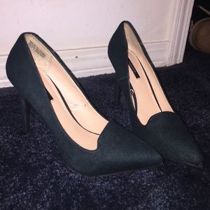 Forever 21 dark green heels