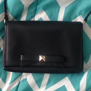 Kate spade black leather cross body