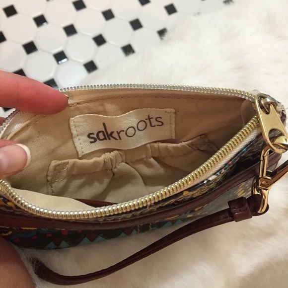 Sakroots Tribal Print Wristlet - Picture 3 of 4