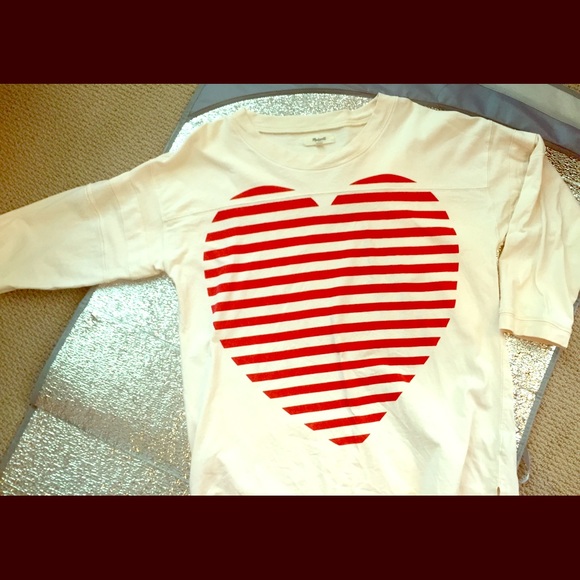 Madewell "football" jersey style shirt