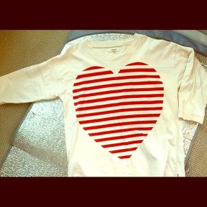 Madewell "football" jersey style shirt