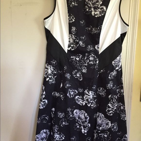 Black and white dress