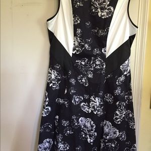 Black and white dress