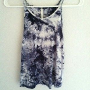 Tie-Dye Navy Blue Tank Top