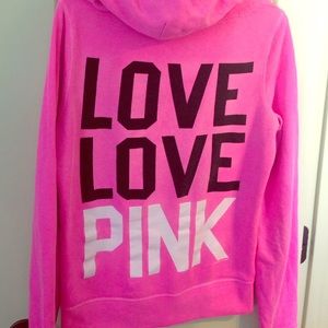 PINK brand zip-up hoodie