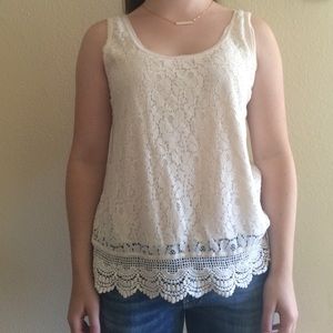 🔴RESERVED🔴Cute lace tank