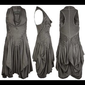 All Saints Tilly Dress in Bitter [grey]
