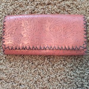 Faux leather wallet