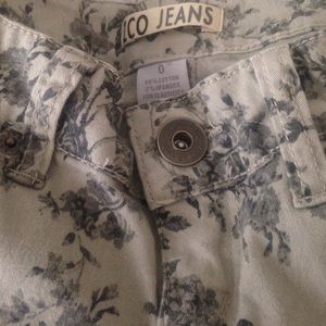 Floral jeans