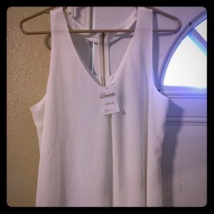 Karlie brand white blouse.