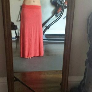 Melon maxi skirt