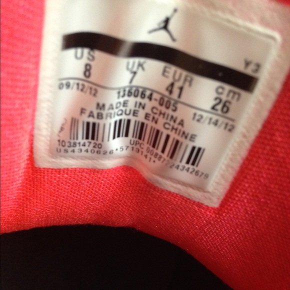 Jordan crimson 3s custom size 8 - Picture 3 of 4