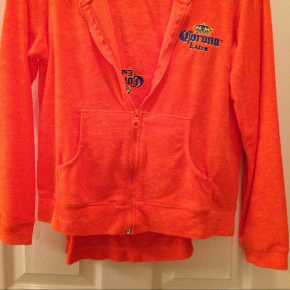 2-pc terry-cloth Corona embroidered emblem jogger - Picture 3 of 4