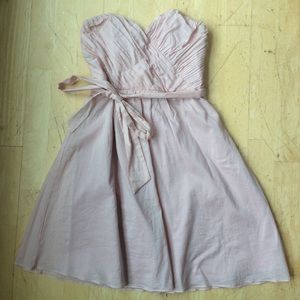 Express Pink Sweetheart Neckline Dress