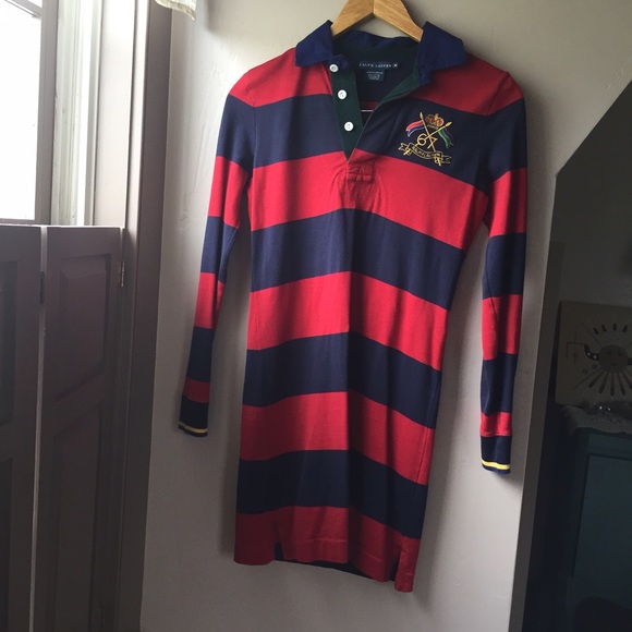 Women's stripped Polo dress