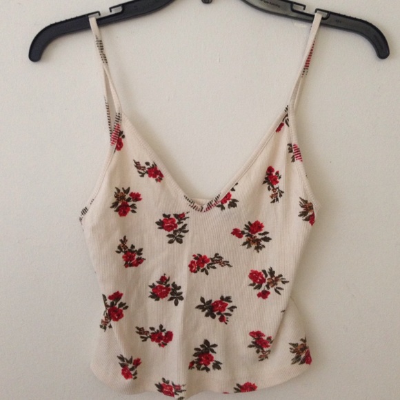 Brandy Melville Knit V-Neck Tank