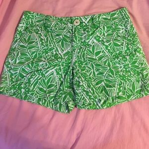 Green Lilly Pulitzer Shorts
