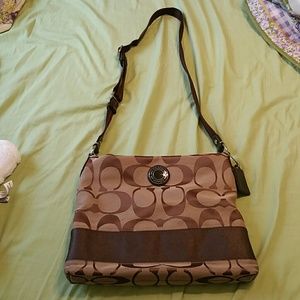 Coach cross-body purse