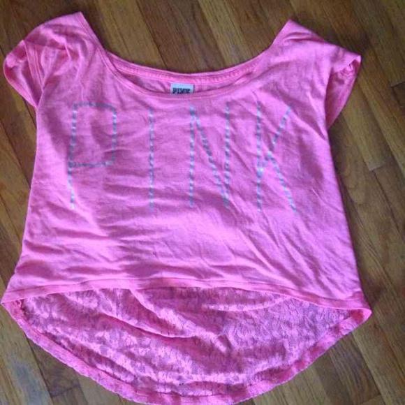 Vs pink belly shirt