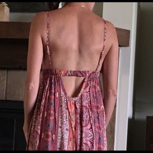 Bohemian style long sexy dress.