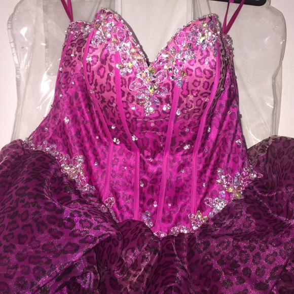 Magenta quinceanera(15)/16/prom/ball gown dress