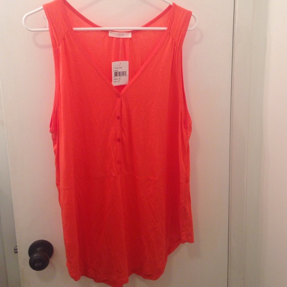 Women's XL Lush tank top with buttons - Picture 1 of 3