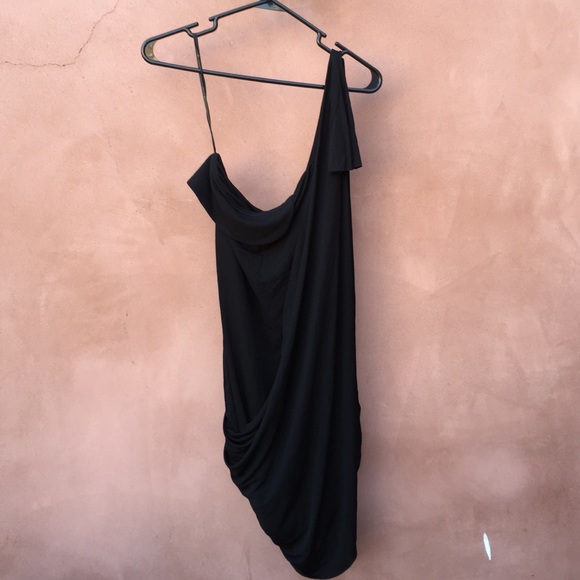 Bebe Black Grecian Dress. Size small or US 6