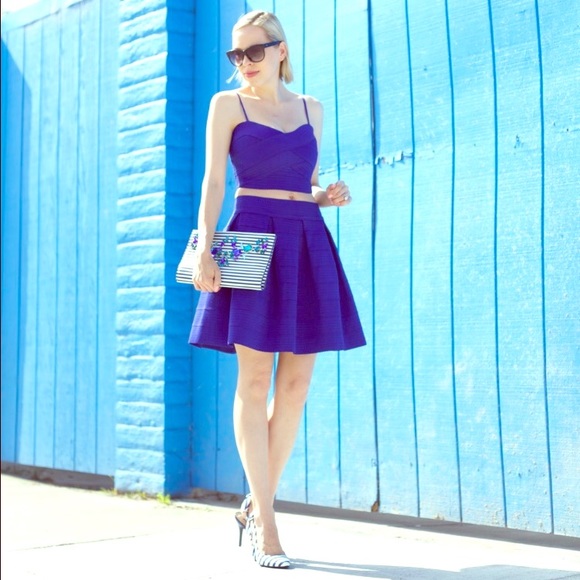 🎈EXPRESS HIGH WAIST FULL SKIRT & MATCHING TOP