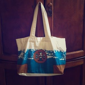 Canvas Tory Burch Tote
