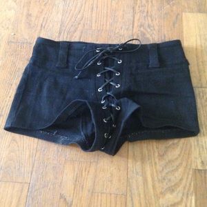 Tripp NYC lace up shorts