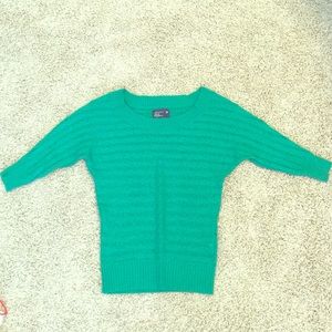 Green dolman sweater