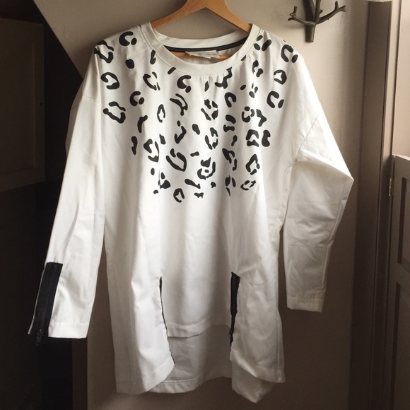 Oversized ladies long sleeve shirt