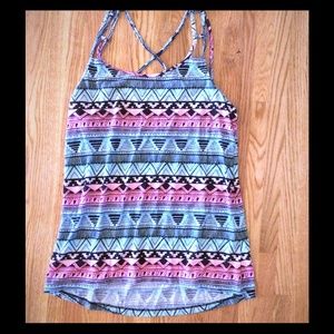 Pink by Victoria' Secret Tribal Aztec Print Tank