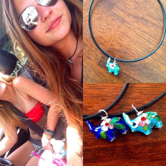 Handmade elephant  necklaces