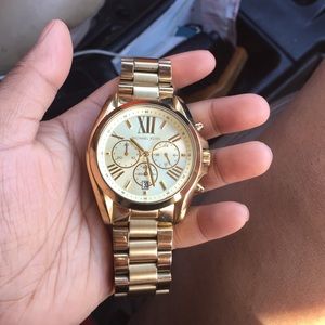 Gold Michael Kors watch (men's)