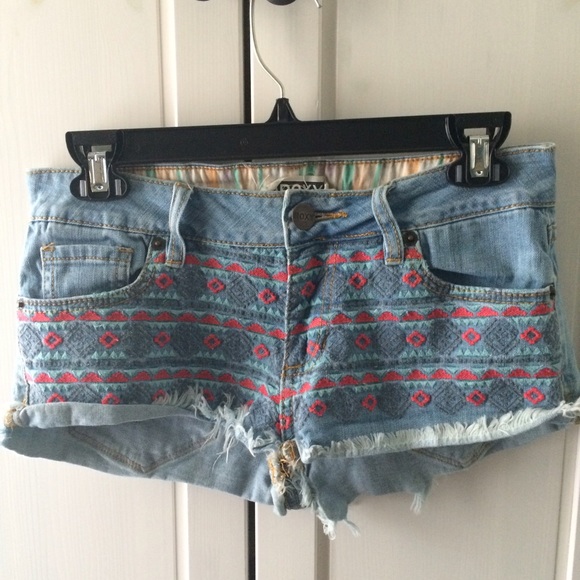 denim shorts