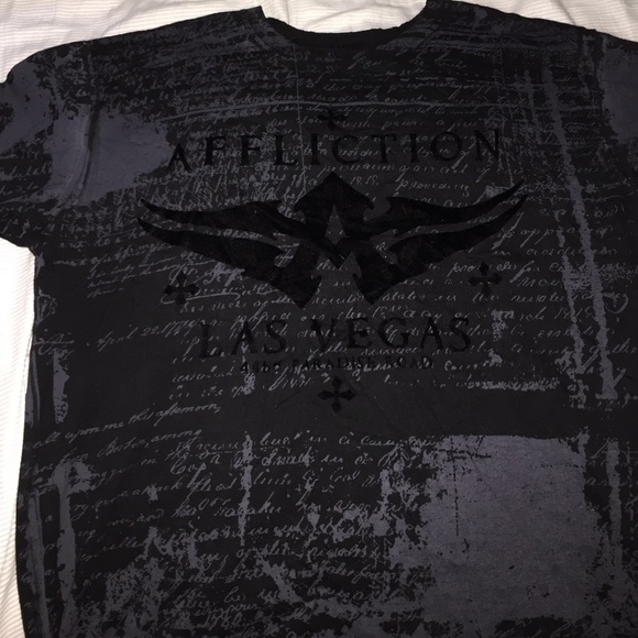Men's affliction shirt