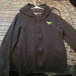 "pink" zip up hoodie