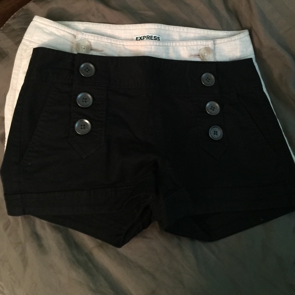 NWT Bundle. 2 pairs of Express sailor shorts.